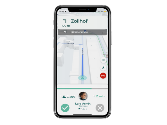 Integrated navigation for real-time ridesharing